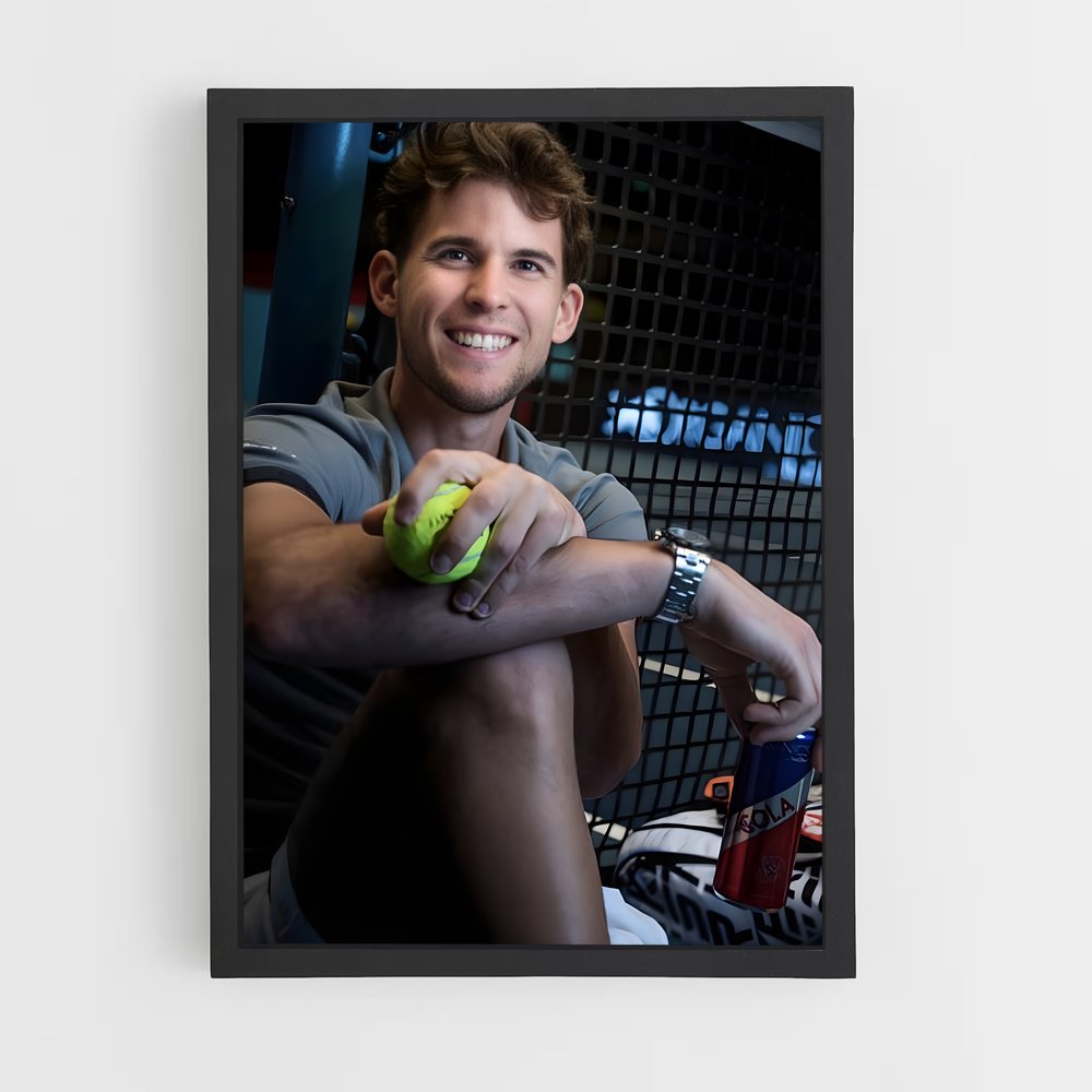 Poster Moment de Concentration – affiche Tennis (vue 2)